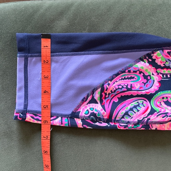 Lilly Pulitzer UPF 50+ LUXLETIC 24" Weekender High Rise Midi Legging XXL - Picture 7 of 12